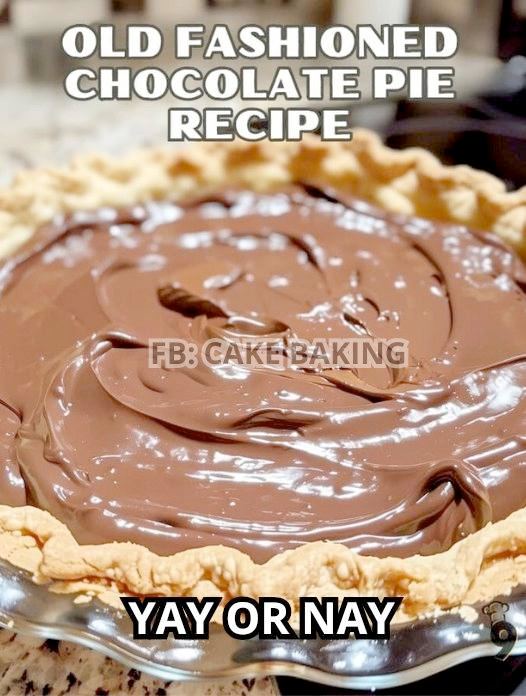 Old Fashioned Chocolate Pie!