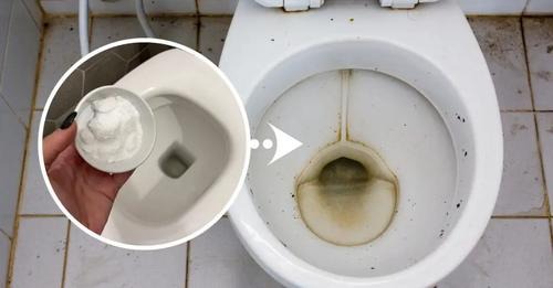 Say goodbye to toilet stains without using bleach with this all-natural method.