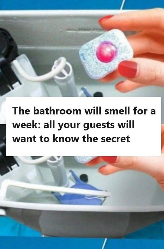 Scented bath for a week: all guests will want to know the secret