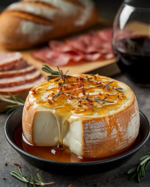 Camembert Roasted with Honey and Thyme: The Friendly and Ultra Gourmet Appetizer 🧀🍯