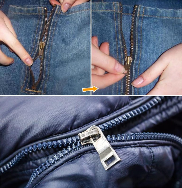 How to fix a broken or stuck zipper in seconds with these tricks