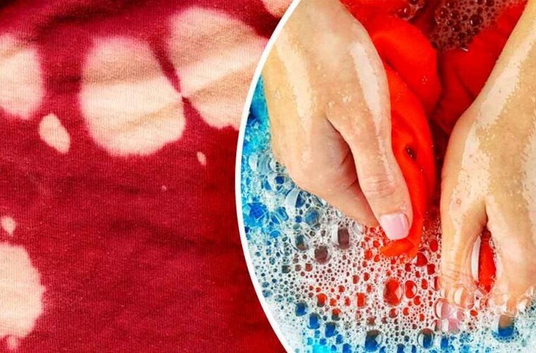 Spots of bleach on your clothes? Here are 2 tips to save them