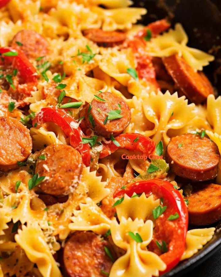 Recipe Name: Cajun Shrimp Pasta with Sausage