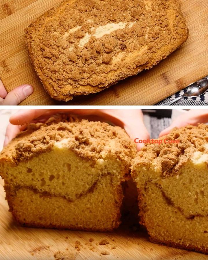 Southern streusel filled coffee cake