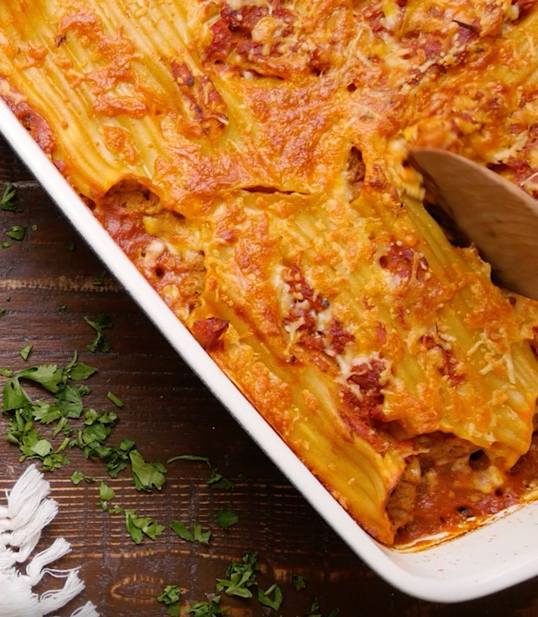 Southern Refried Bean Cannelloni