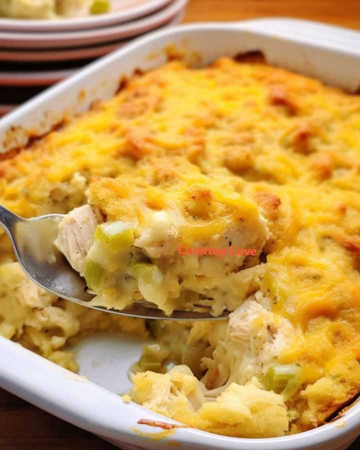 Chicken & Dressing Casserole Recipe: