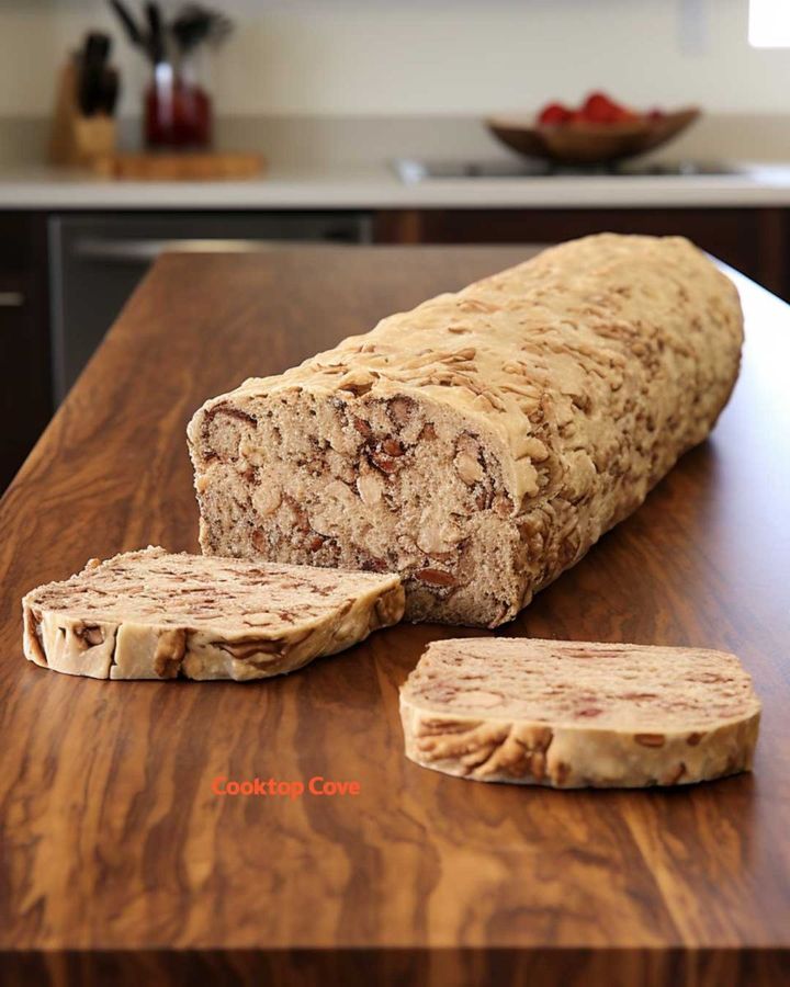 3-Ingredient Pecan Log Recipe: