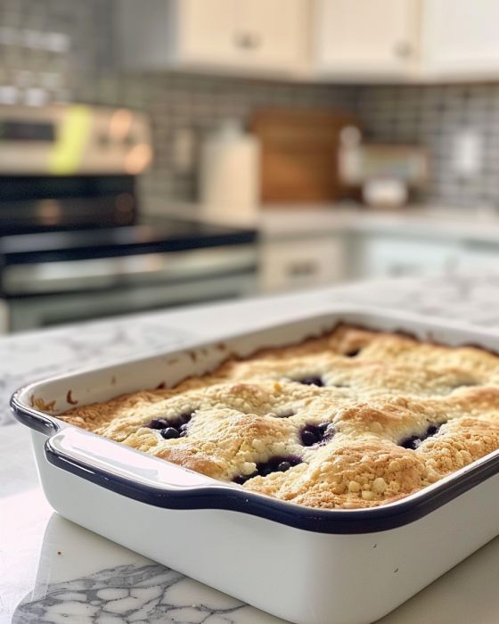 Oven Blueberry Dump Cake