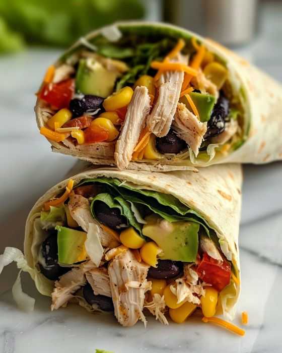 Southwestern Chicken Wrap