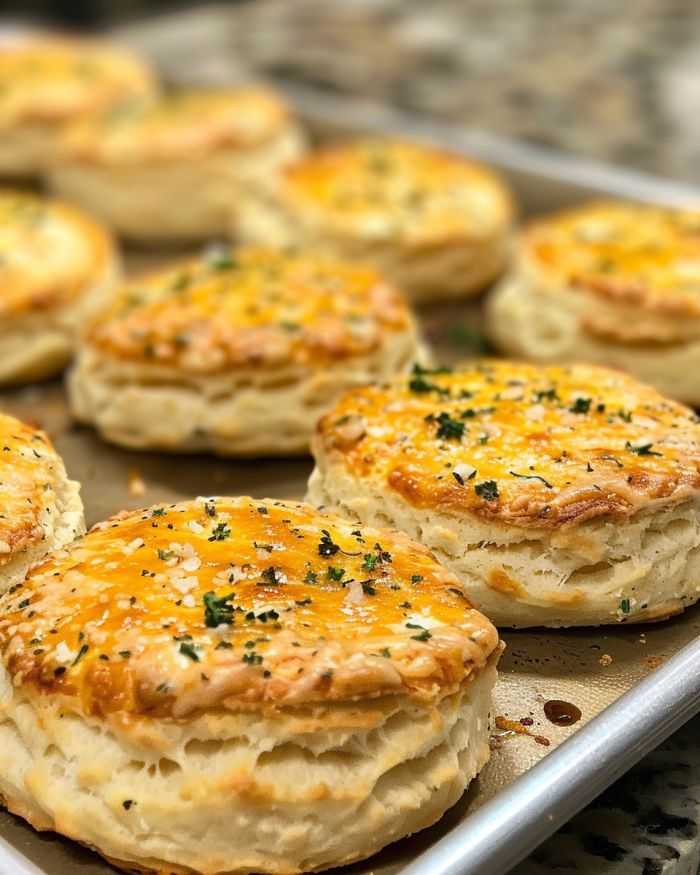 Herb and Cheese Biscuits with Sour Cream