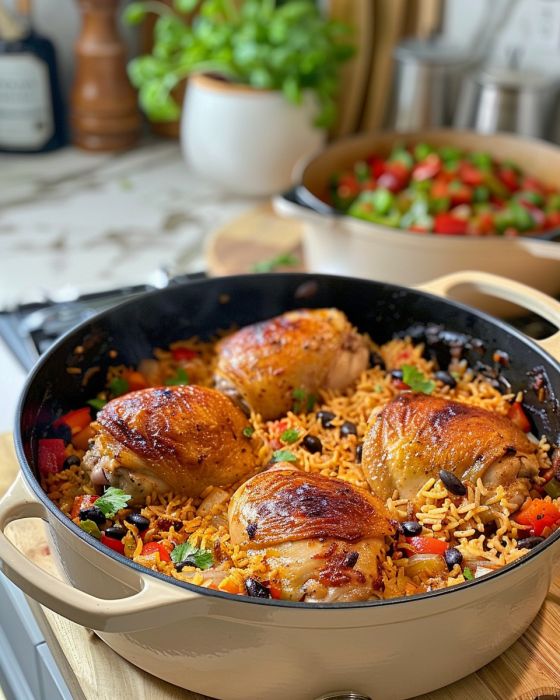 Caribbean Chicken and Rice