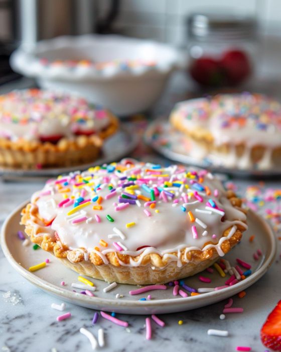 Strawberry Pop-Tart Pie