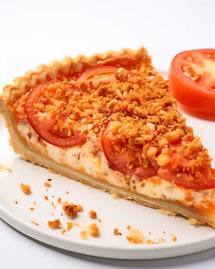 Bacon Onion Tomato Pie: