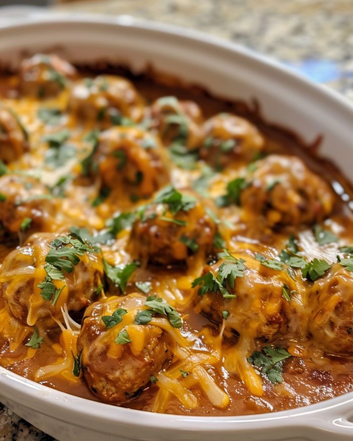 Cheesy Texas Tamale Meatballs