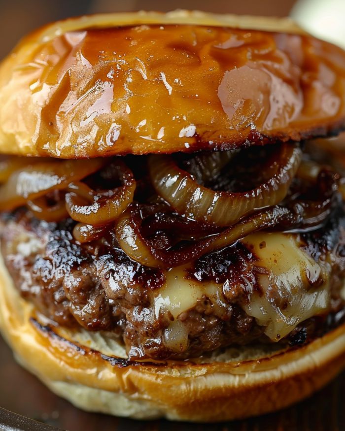 French Onion Soup Burgers