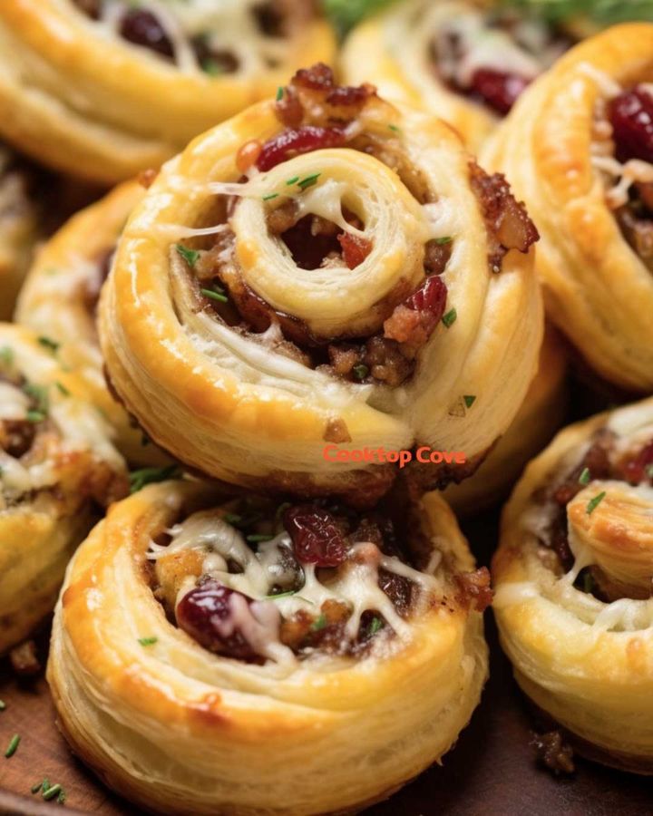 Sausage Cranberry Brie Bites Recipe: