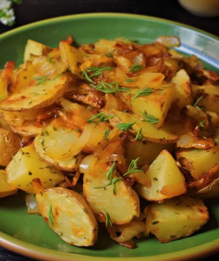 Fried Potatoes and Onions