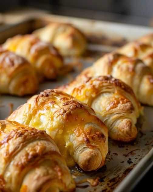 Cheesy Chicken Crescent Rolls