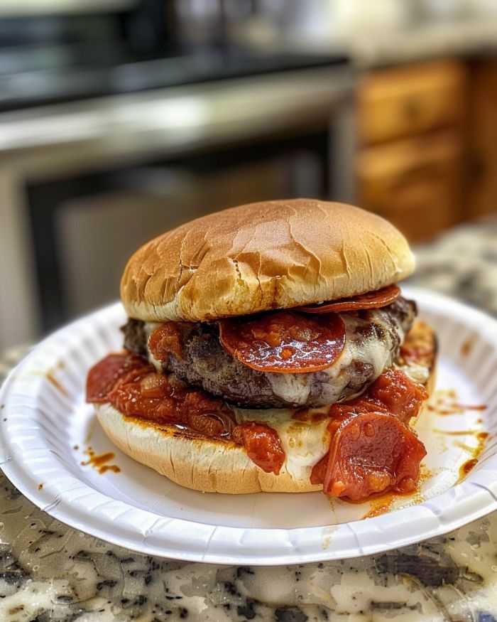 Old School Pizza Burger