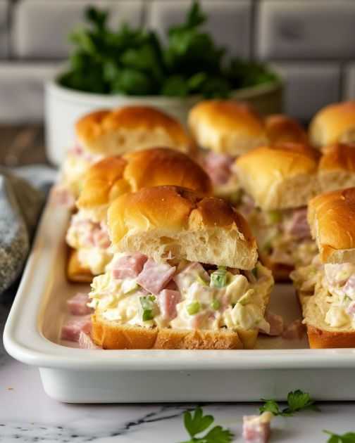 Easy Ham Salad Sliders