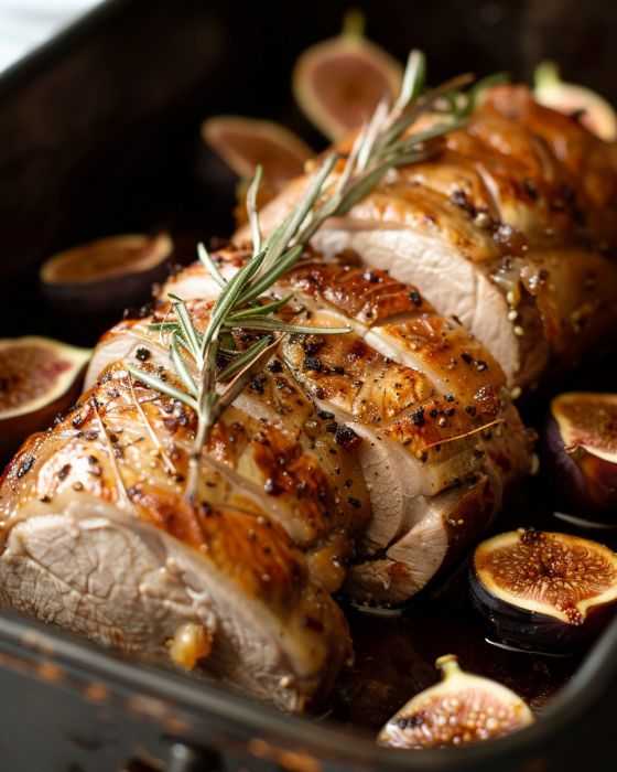 Bourbon Fig-Stuffed Pork Tenderloin