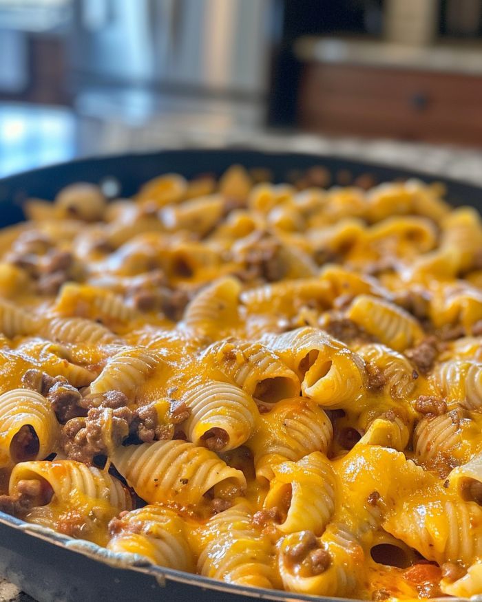 Cheesy Taco Cream Cheese Pasta