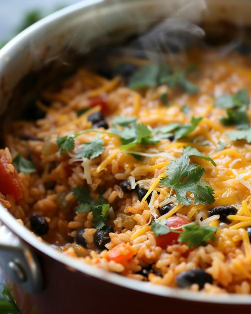 One Pot Mexican Rice Casserole