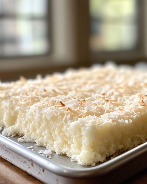 Coconut Texas Sheet Cake