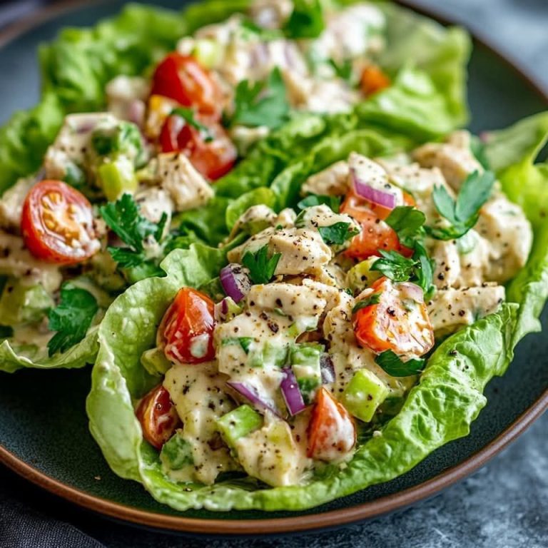 Chicken Salad Lettuce Wraps 🥬🍗