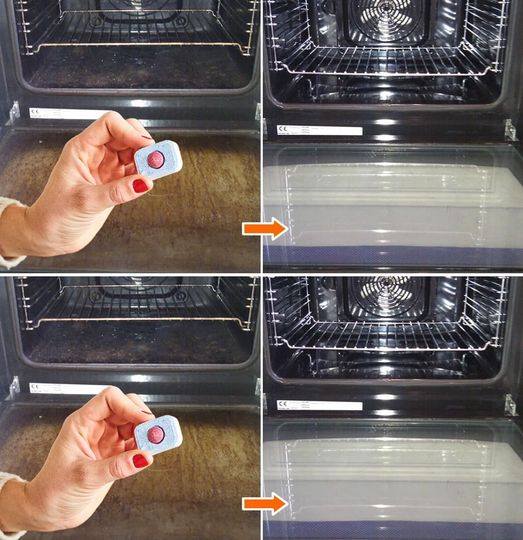 How to Clean and Degrease Your Oven Thoroughly with a Dishwasher Tablet