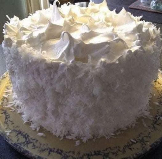 Coconut Cake with Seven-minute Frosting