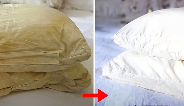 Home tricks: clean the yellow pillows without a washing machine, here’s how you can do it