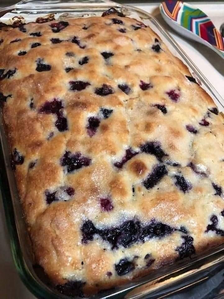 BUTTERMILK-BLUEBERRY BREAKFAST CAKE