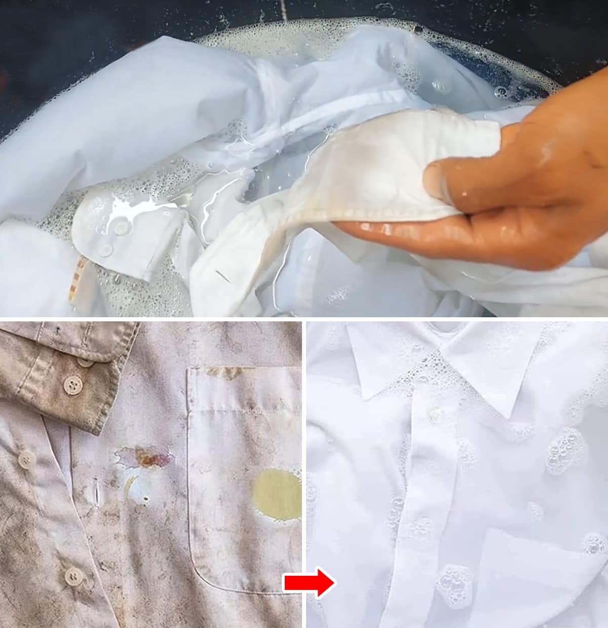 How to whiten white clothes and remove old yellowish stains