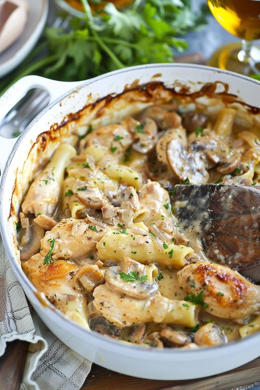 CHICKEN MARSALA CASSEROLE