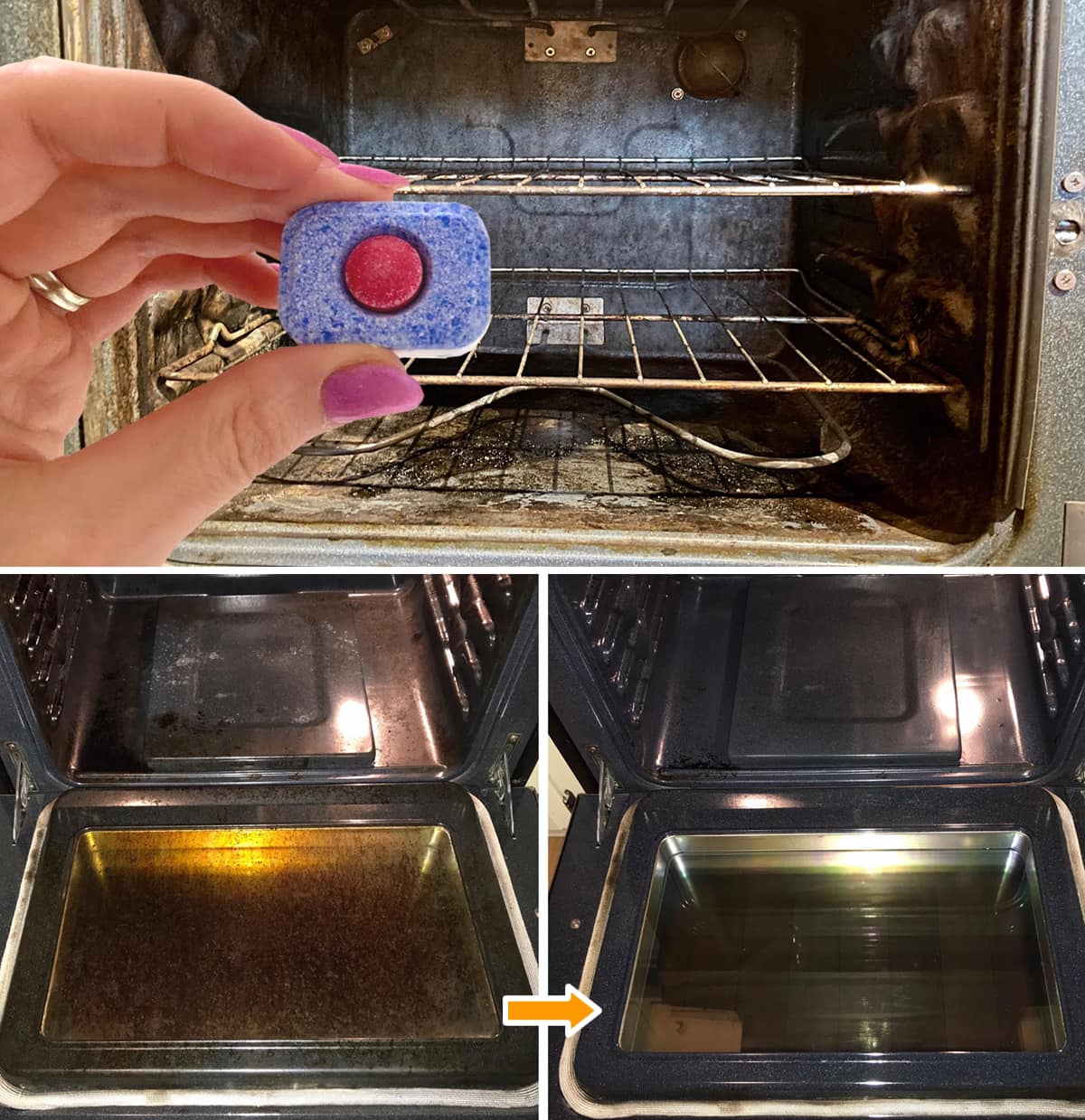 How to Clean and Degrease Your Oven Thoroughly with a Dishwasher Tablet