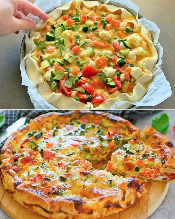 Savory vegetable tart: the recipe for a delicious one-dish meal and 9 tasty variations