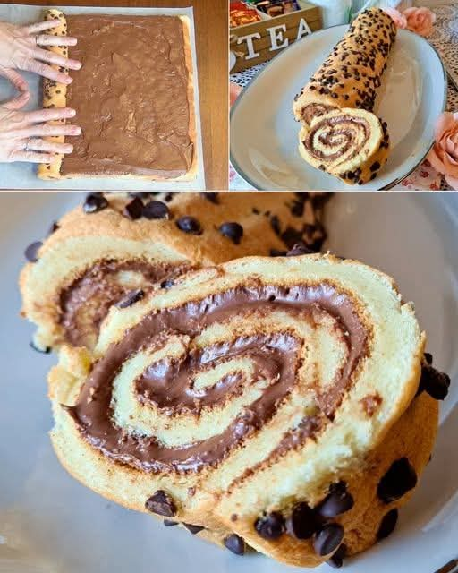 Chocolate sponge roll: the tasty dessert ready in no time