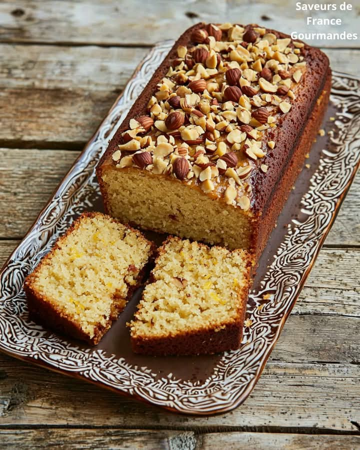 🥮 Lemon and Crunchy Hazelnut Cake 🍋🌰