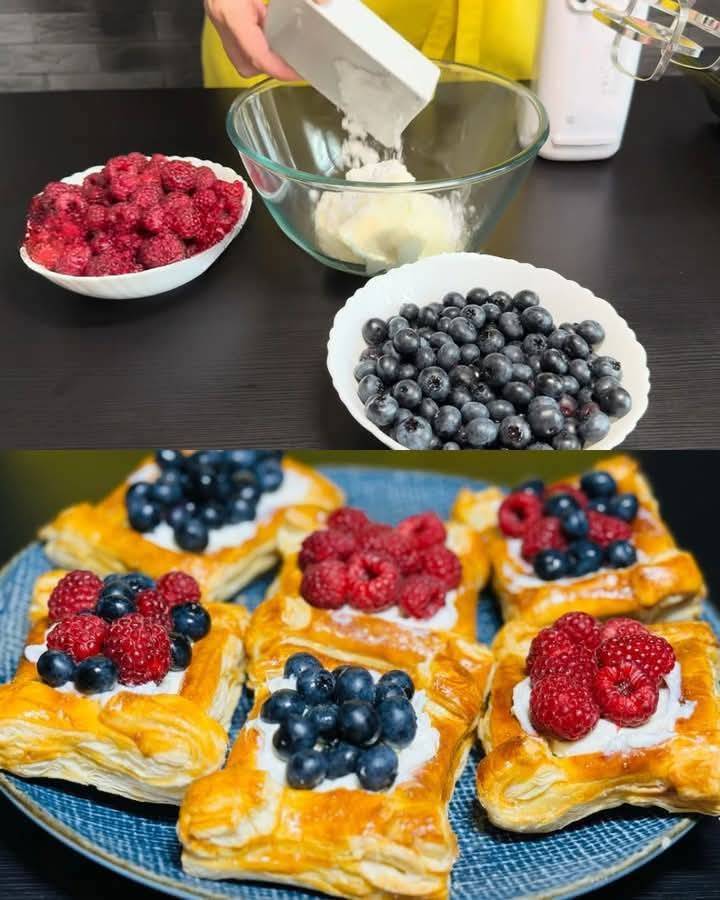 Berry Bliss Puff Pastry Tart