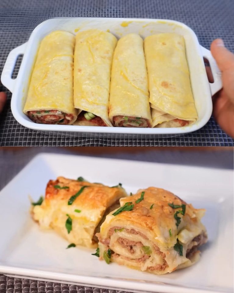 Crispy Beef and Cheese Tortilla Pockets
