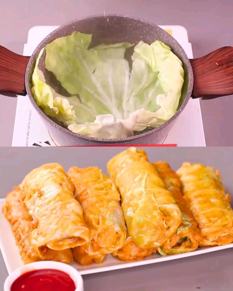 Crispy Cabbage Rolls with Spiced Vegetable Filling