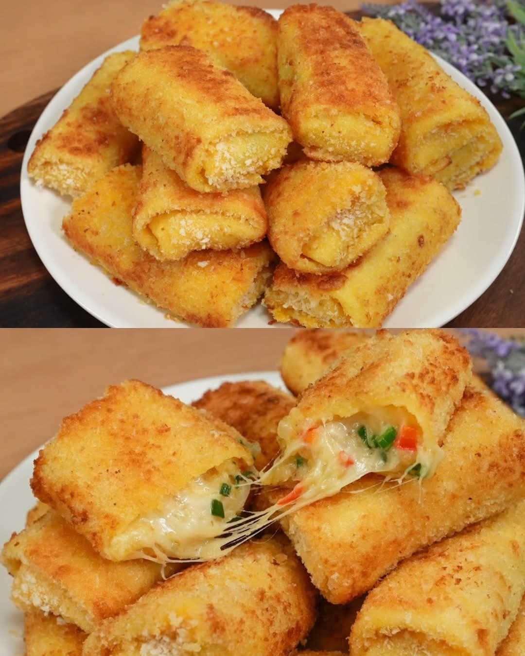 Pancake Batter with Potato Stuffings