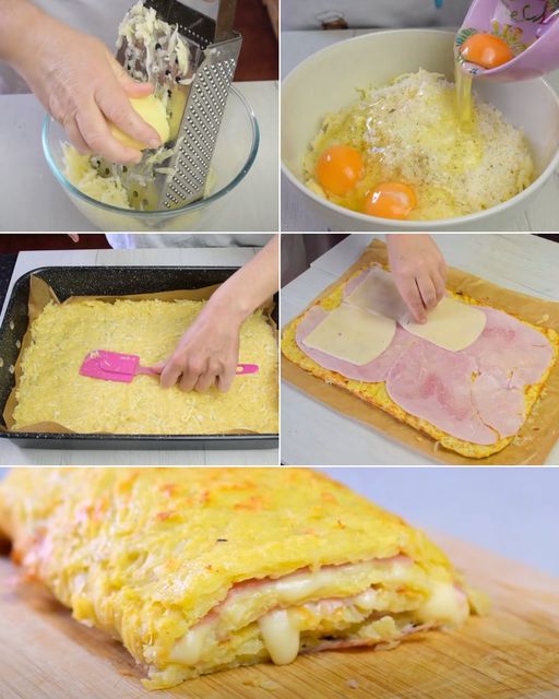 Stringy potato roll: the quick and easy recipe for a delicious meal