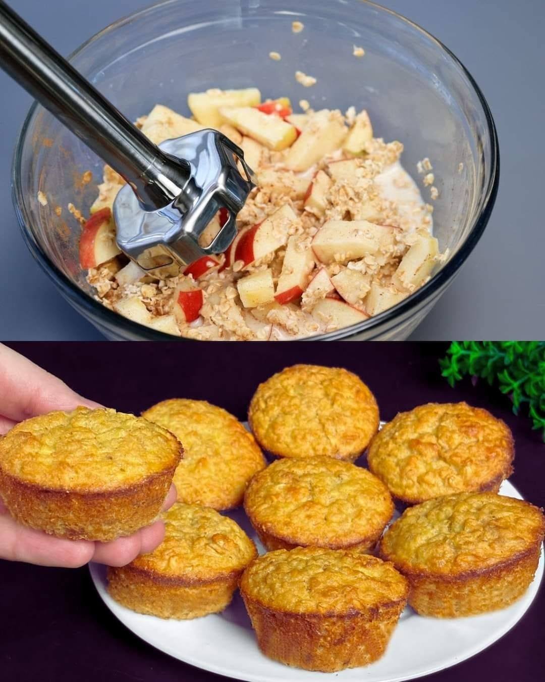 Muffins de Manzana y Avena
