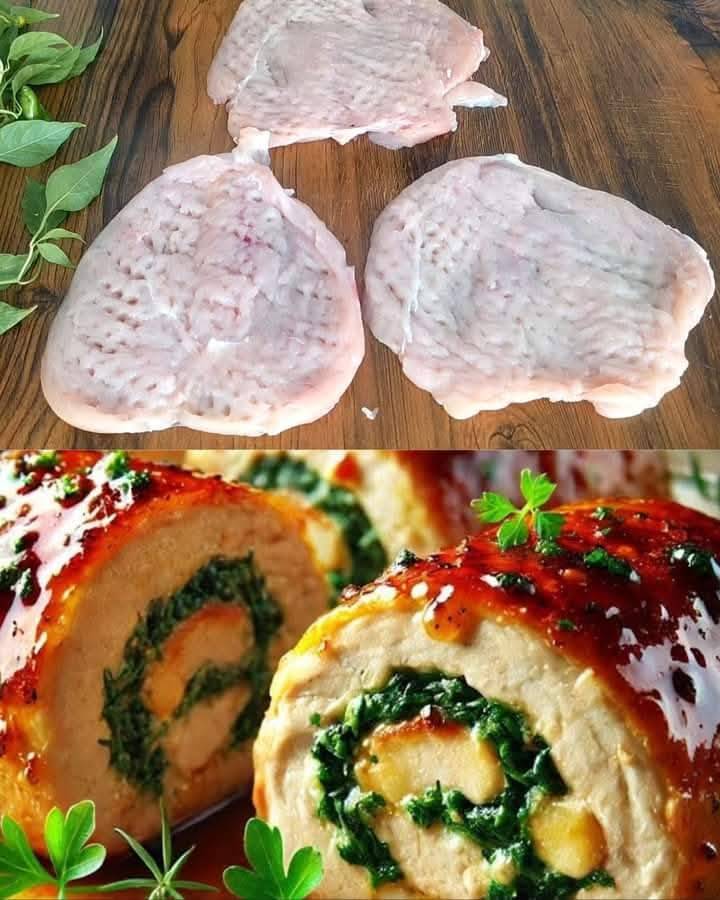 Persian-Style Saffron Chicken with Herb and Barberry Filling