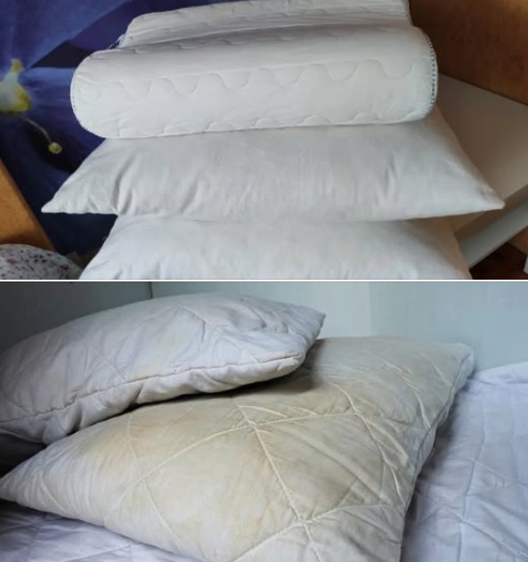 The yellowness on the pillows is worse than bitter radish, and they also dust. How to wash pillows well and maintain the result?